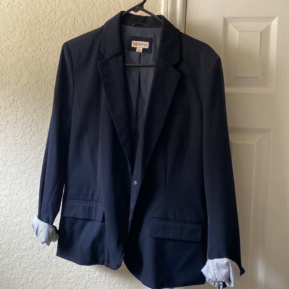 Blue Blazer Office 14